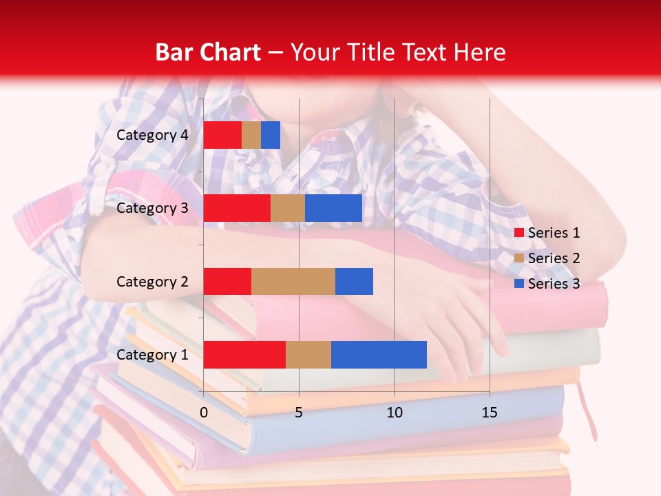 Beautiful Reading Girl PowerPoint Template