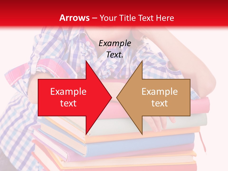 Beautiful Reading Girl PowerPoint Template