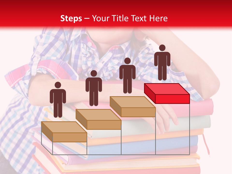 Beautiful Reading Girl PowerPoint Template