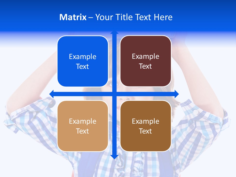 Beauty Book Bag Homework PowerPoint Template