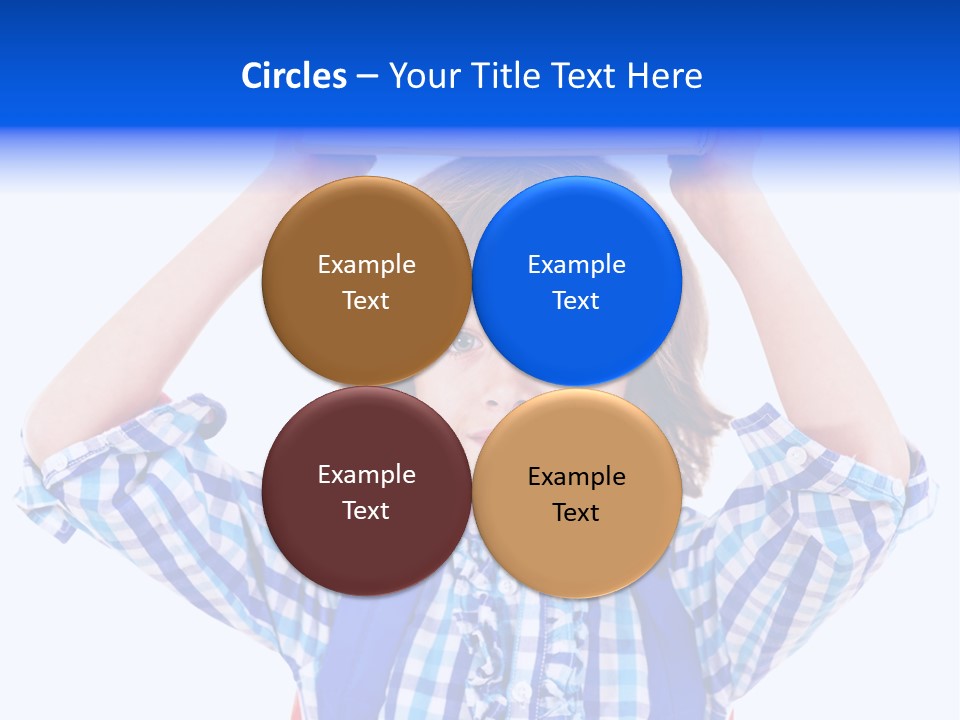 Beauty Book Bag Homework PowerPoint Template