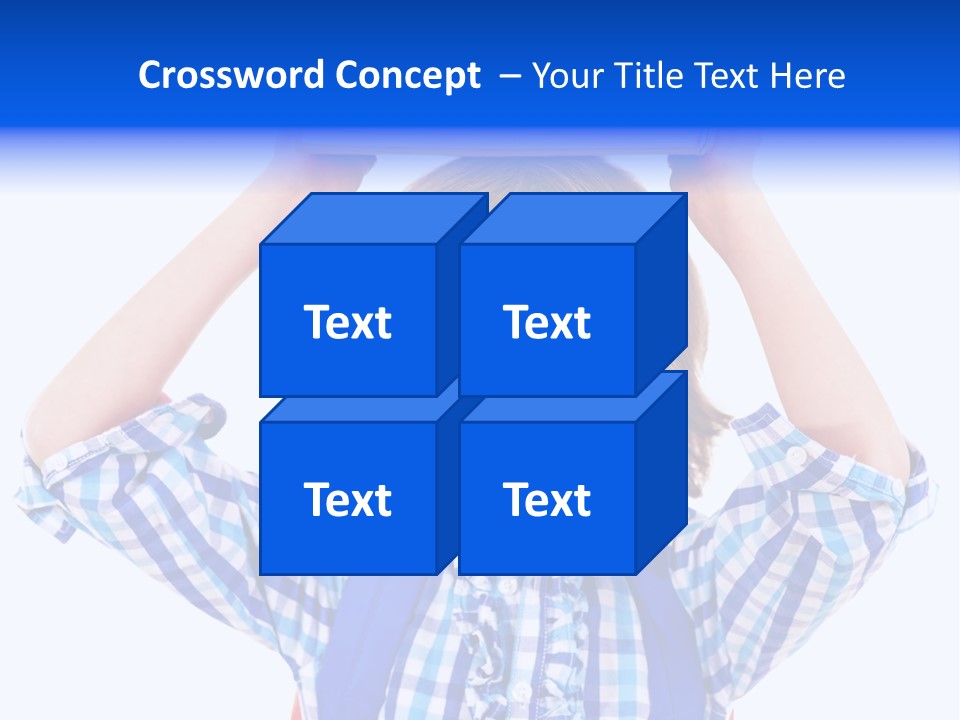 Beauty Book Bag Homework PowerPoint Template