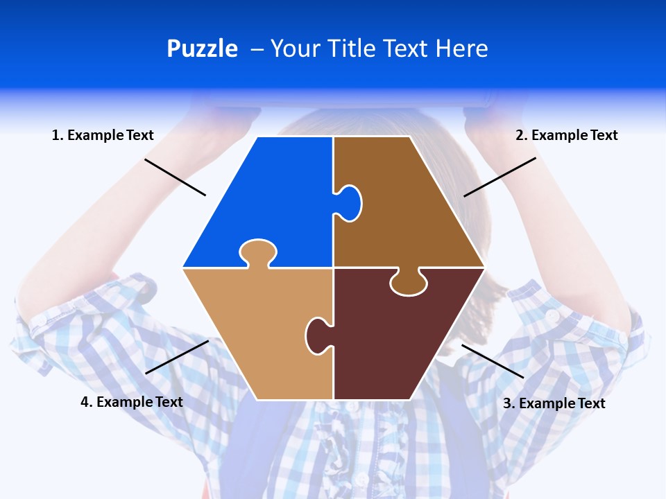 Beauty Book Bag Homework PowerPoint Template