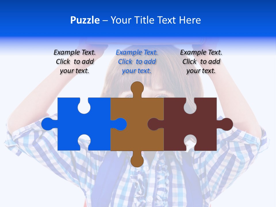 Beauty Book Bag Homework PowerPoint Template