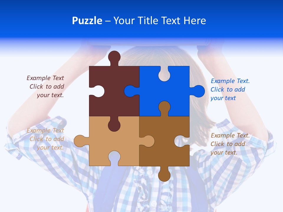 Beauty Book Bag Homework PowerPoint Template