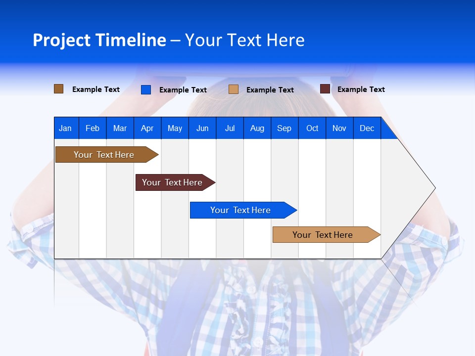 Beauty Book Bag Homework PowerPoint Template