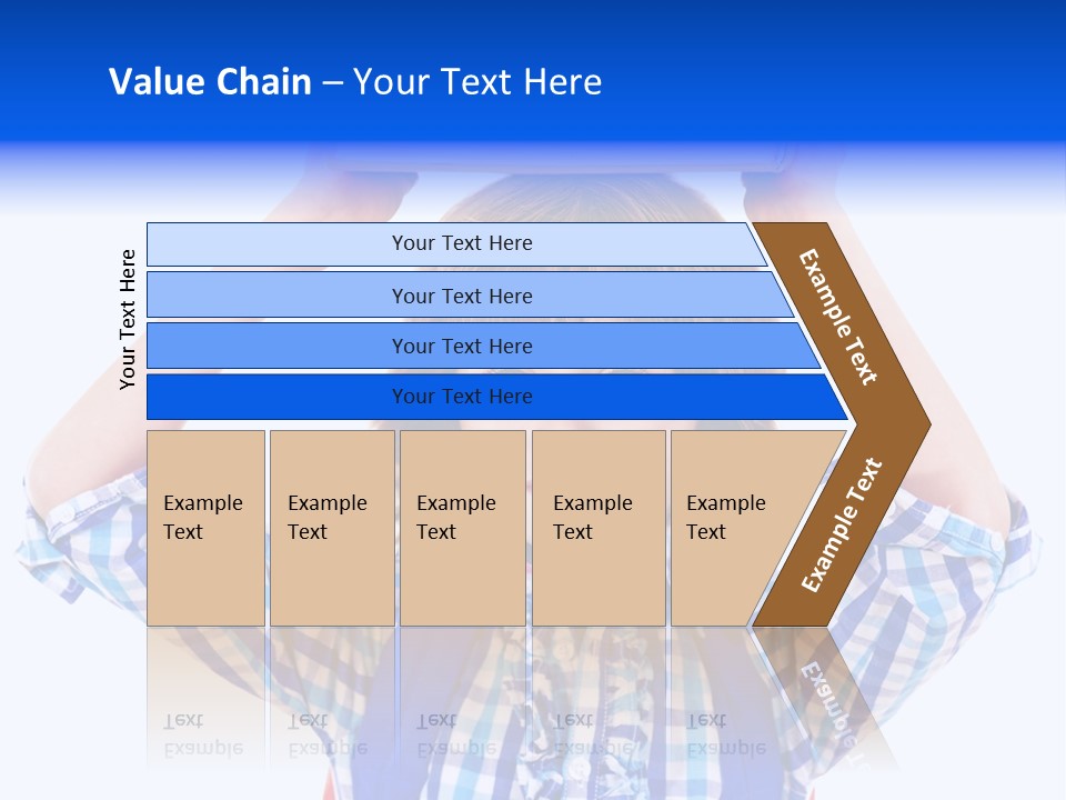 Beauty Book Bag Homework PowerPoint Template