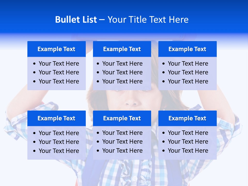 Beauty Book Bag Homework PowerPoint Template