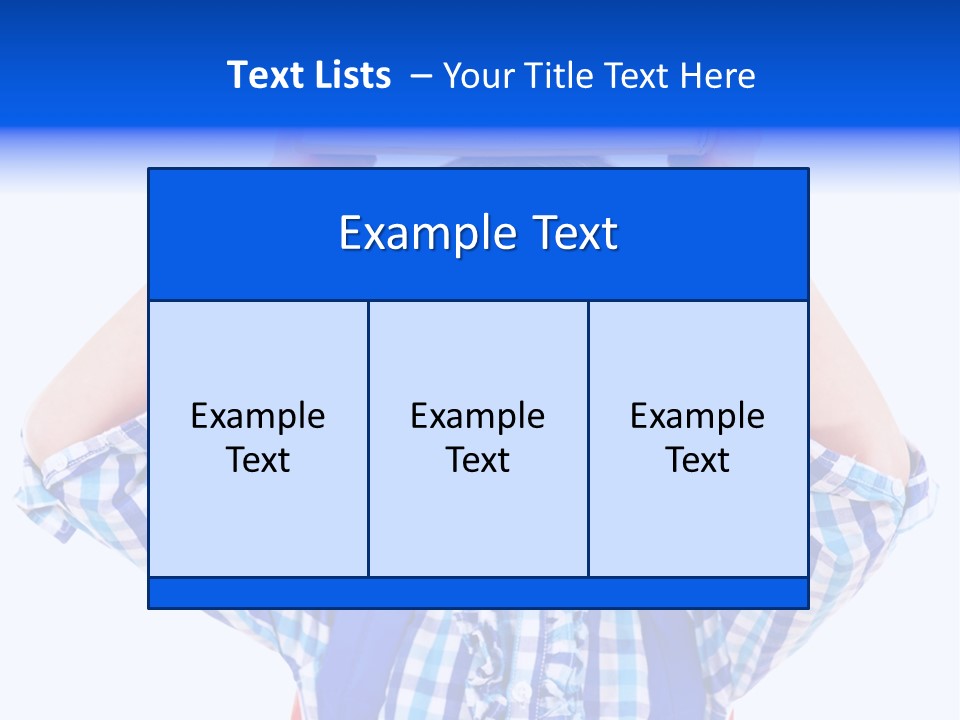 Beauty Book Bag Homework PowerPoint Template