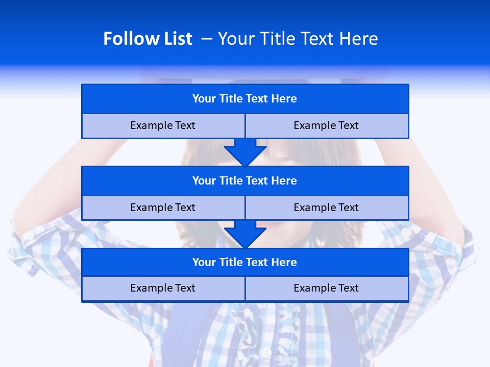 Beauty Book Bag Homework PowerPoint Template