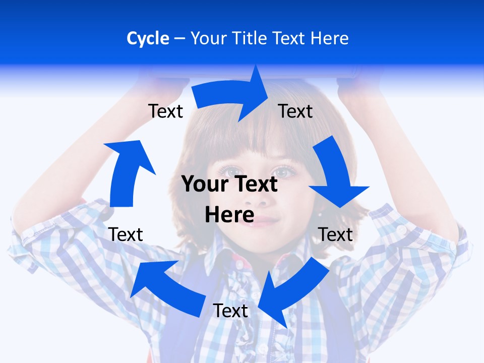 Beauty Book Bag Homework PowerPoint Template