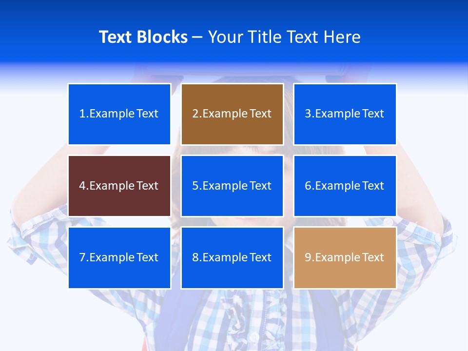 Beauty Book Bag Homework PowerPoint Template