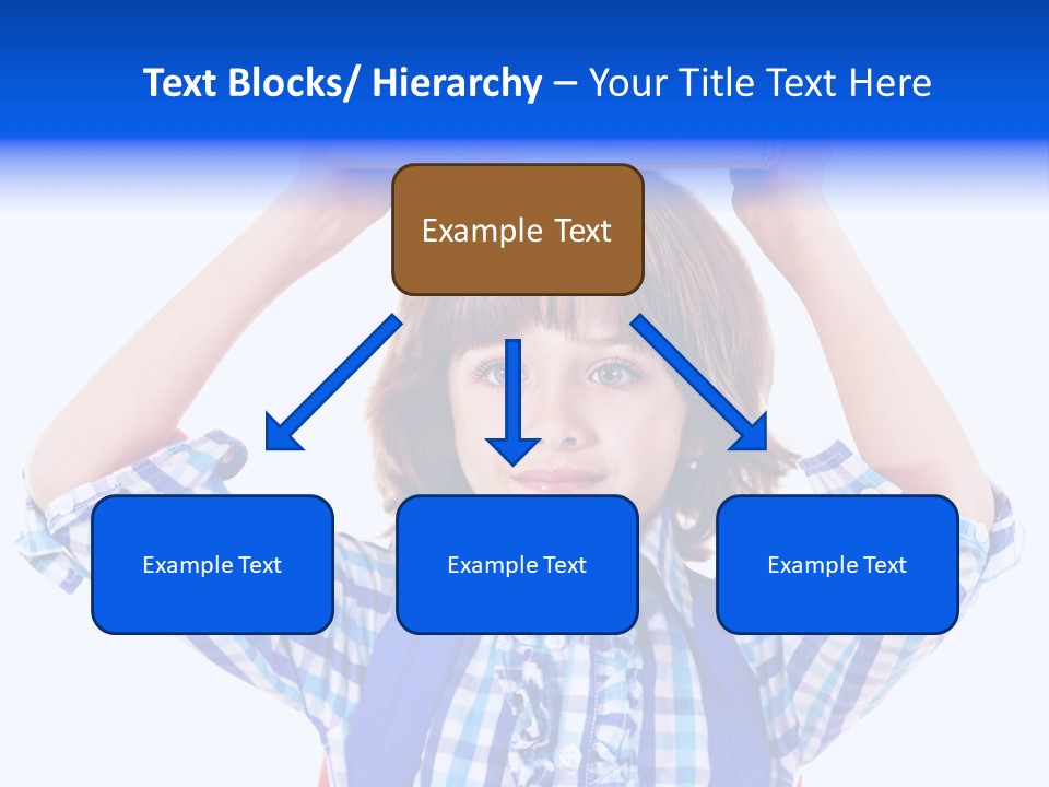 Beauty Book Bag Homework PowerPoint Template