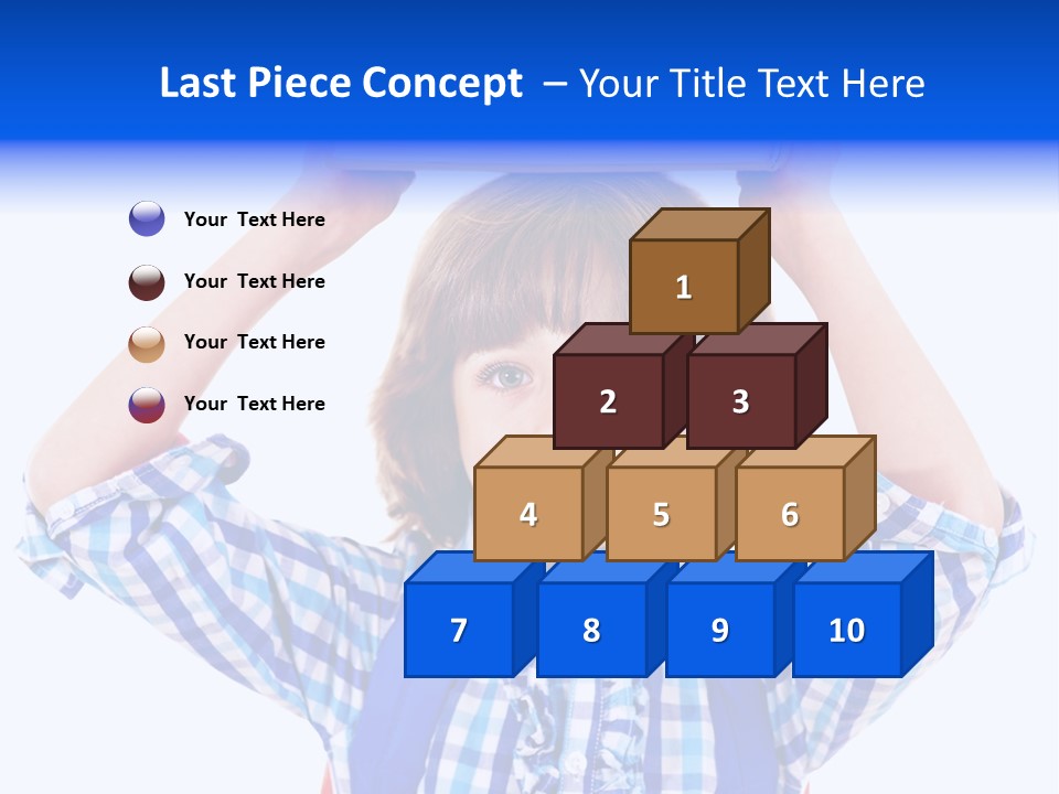 Beauty Book Bag Homework PowerPoint Template