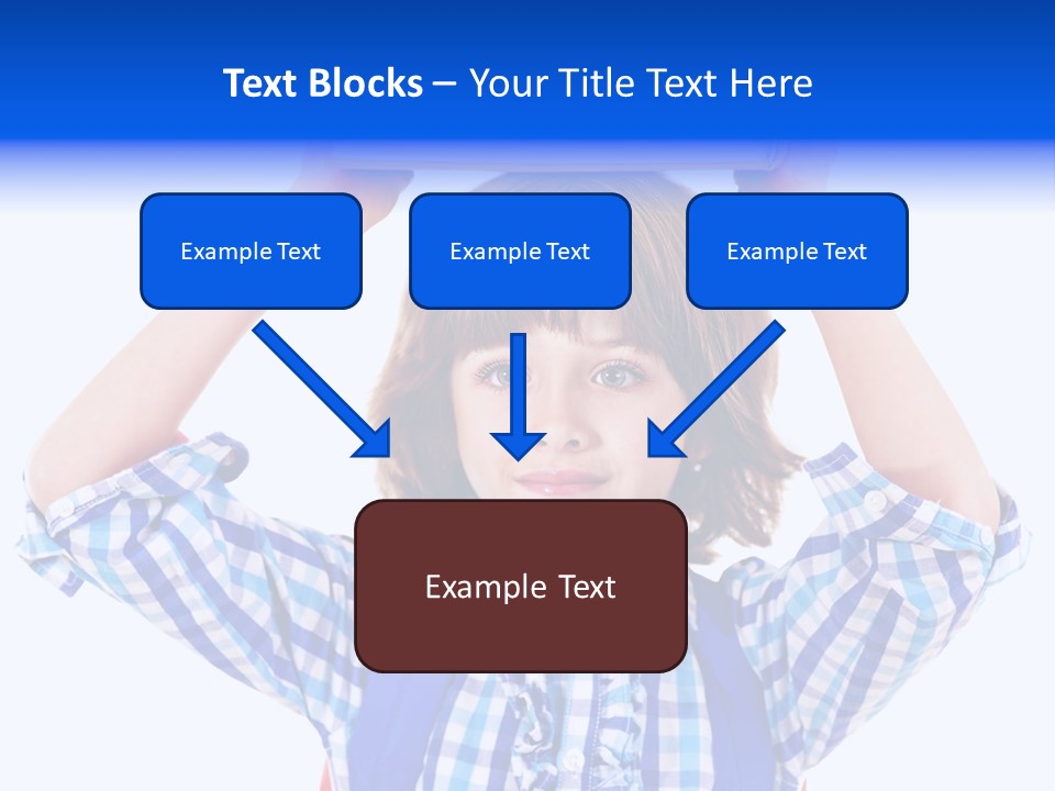 Beauty Book Bag Homework PowerPoint Template