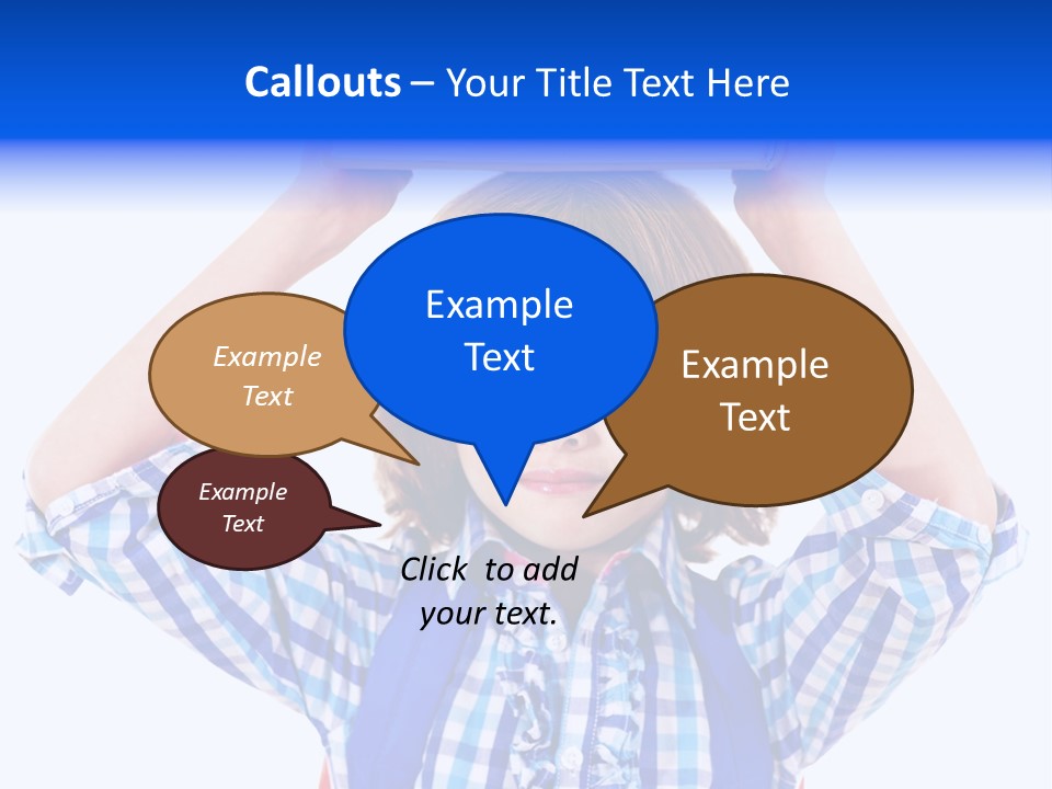 Beauty Book Bag Homework PowerPoint Template