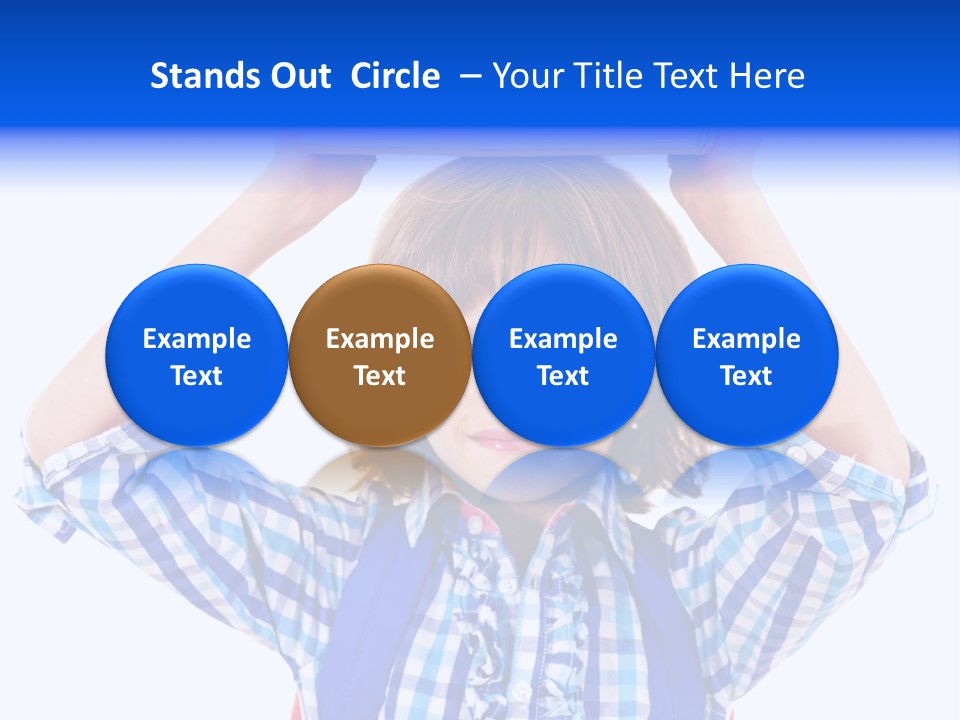 Beauty Book Bag Homework PowerPoint Template