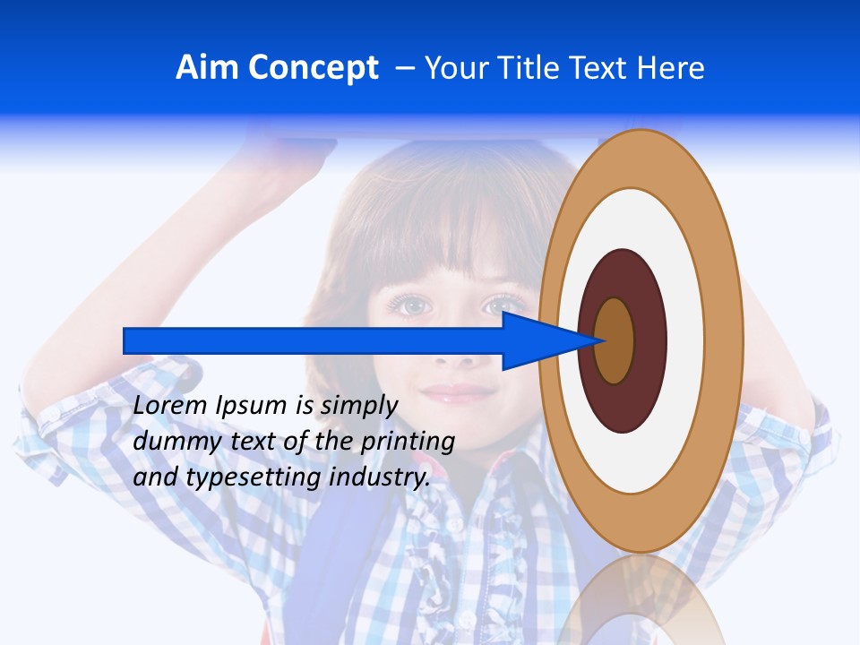 Beauty Book Bag Homework PowerPoint Template