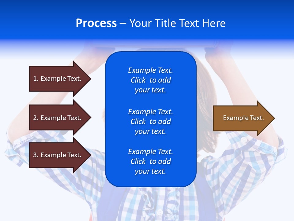 Beauty Book Bag Homework PowerPoint Template