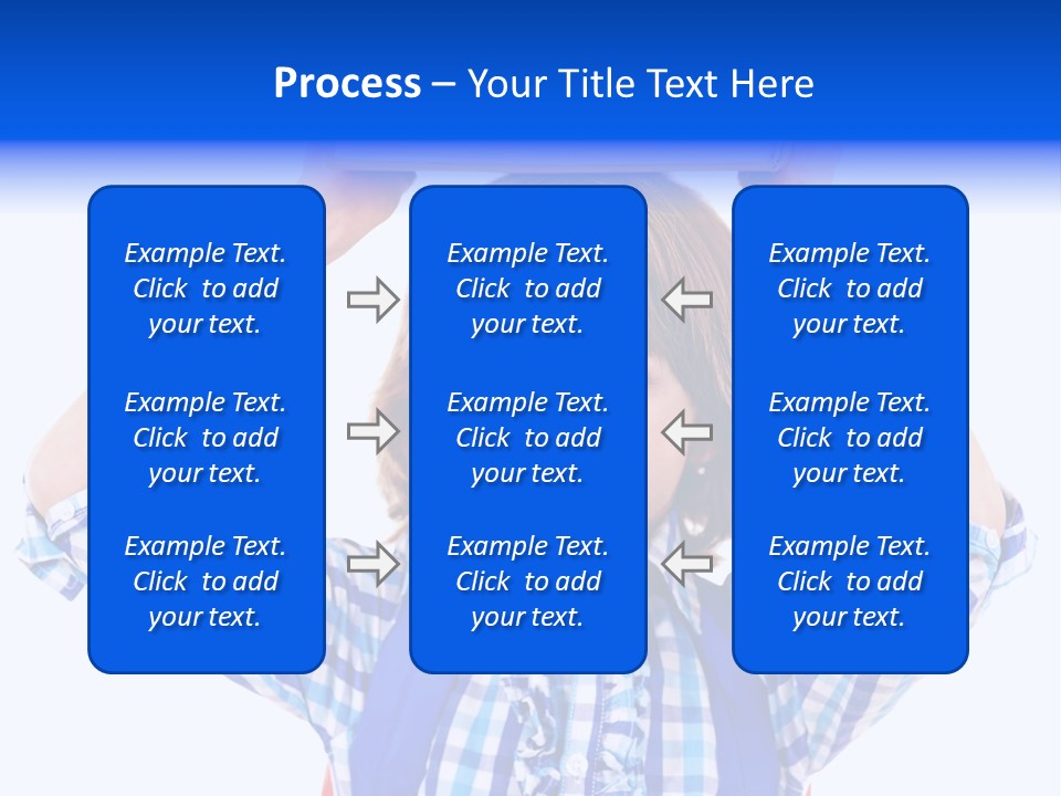 Beauty Book Bag Homework PowerPoint Template