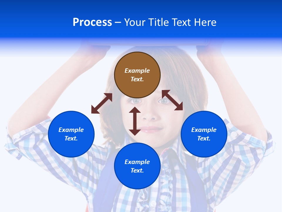 Beauty Book Bag Homework PowerPoint Template