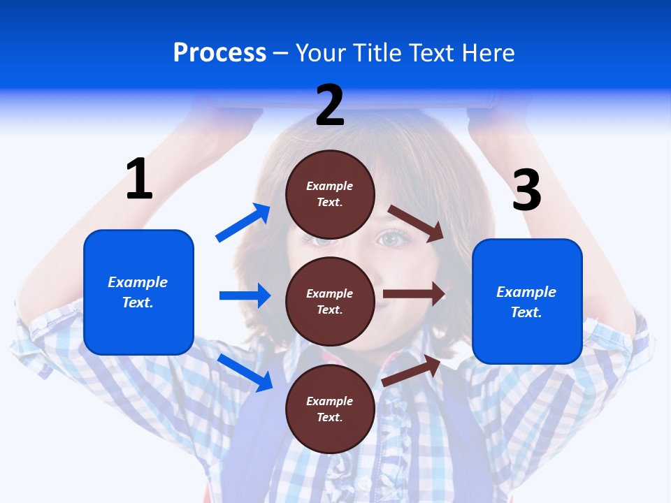 Beauty Book Bag Homework PowerPoint Template