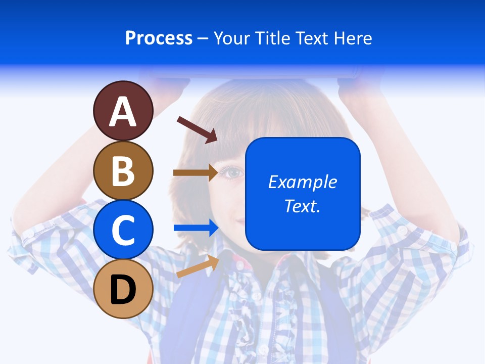 Beauty Book Bag Homework PowerPoint Template