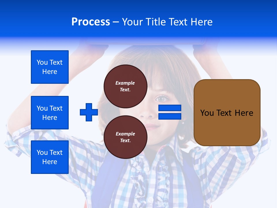 Beauty Book Bag Homework PowerPoint Template