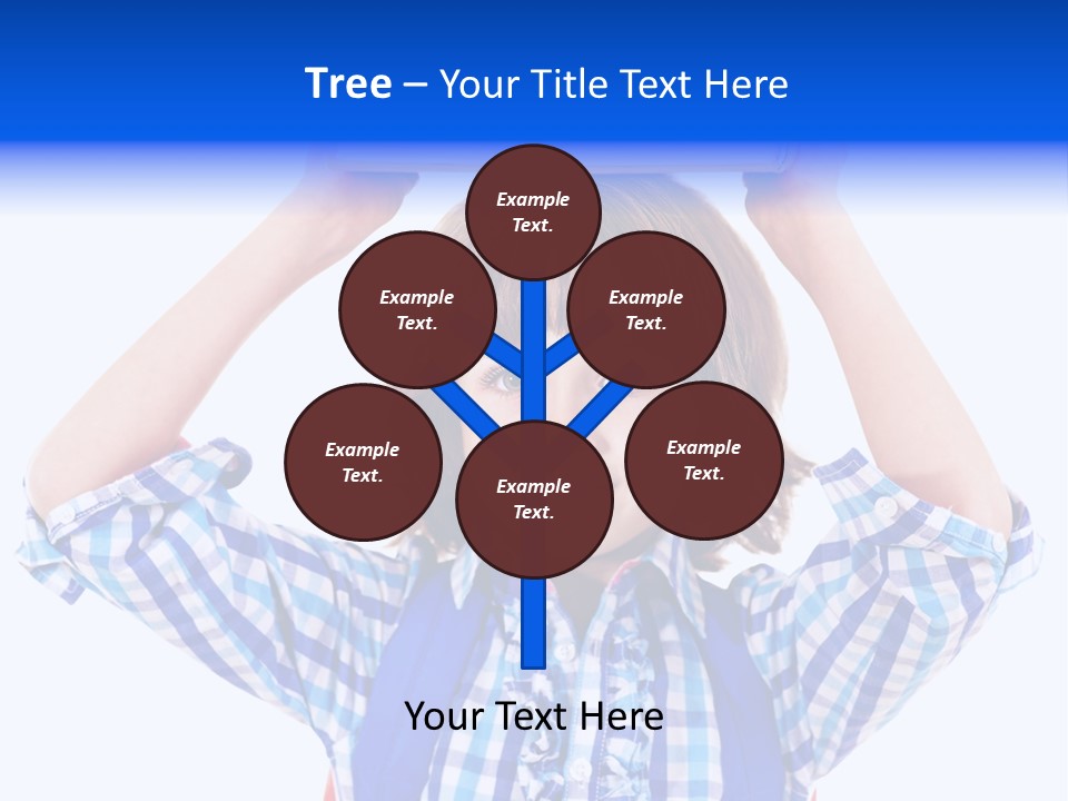 Beauty Book Bag Homework PowerPoint Template