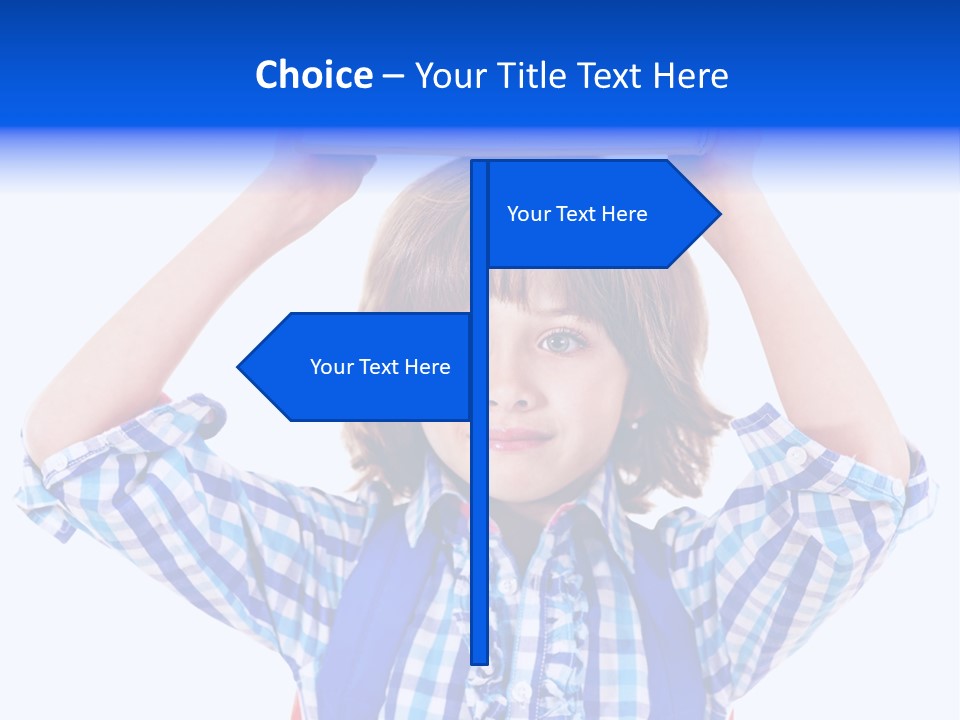 Beauty Book Bag Homework PowerPoint Template