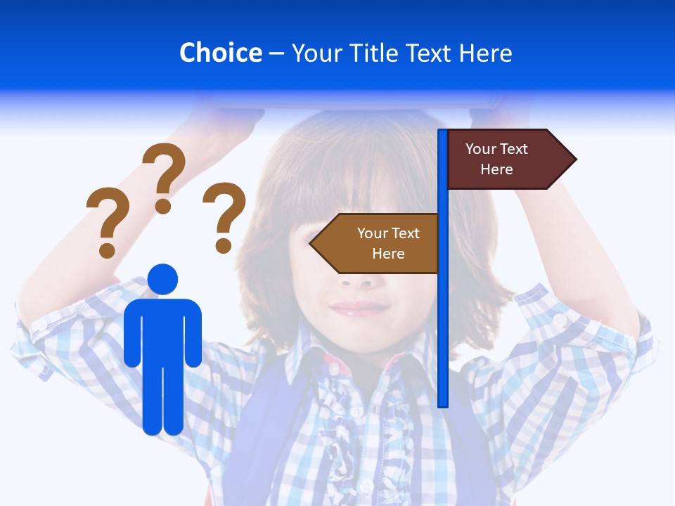 Beauty Book Bag Homework PowerPoint Template