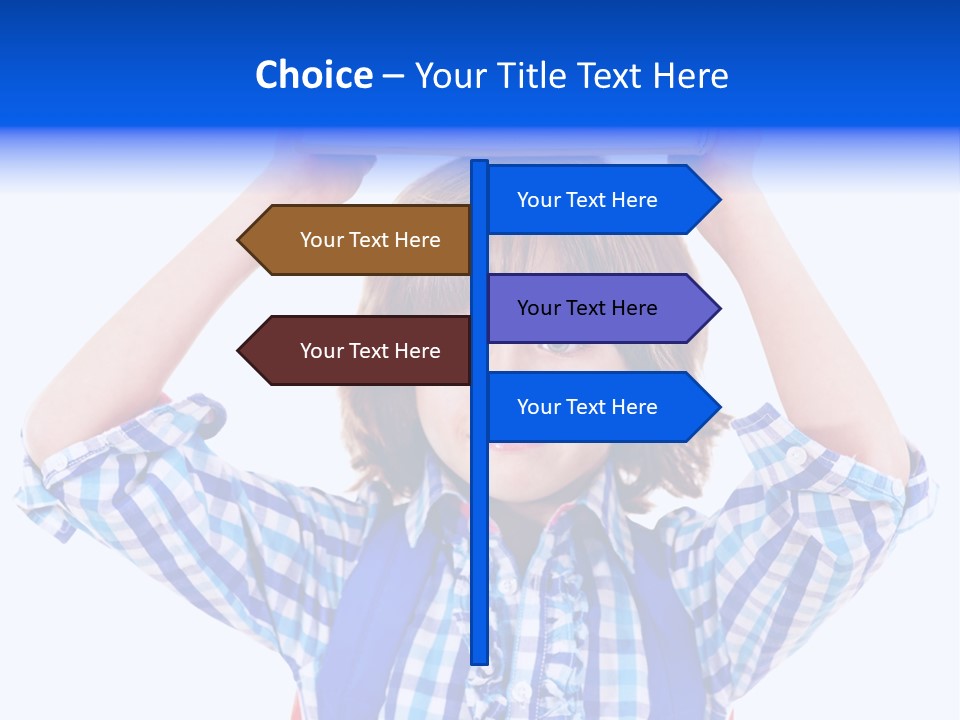 Beauty Book Bag Homework PowerPoint Template