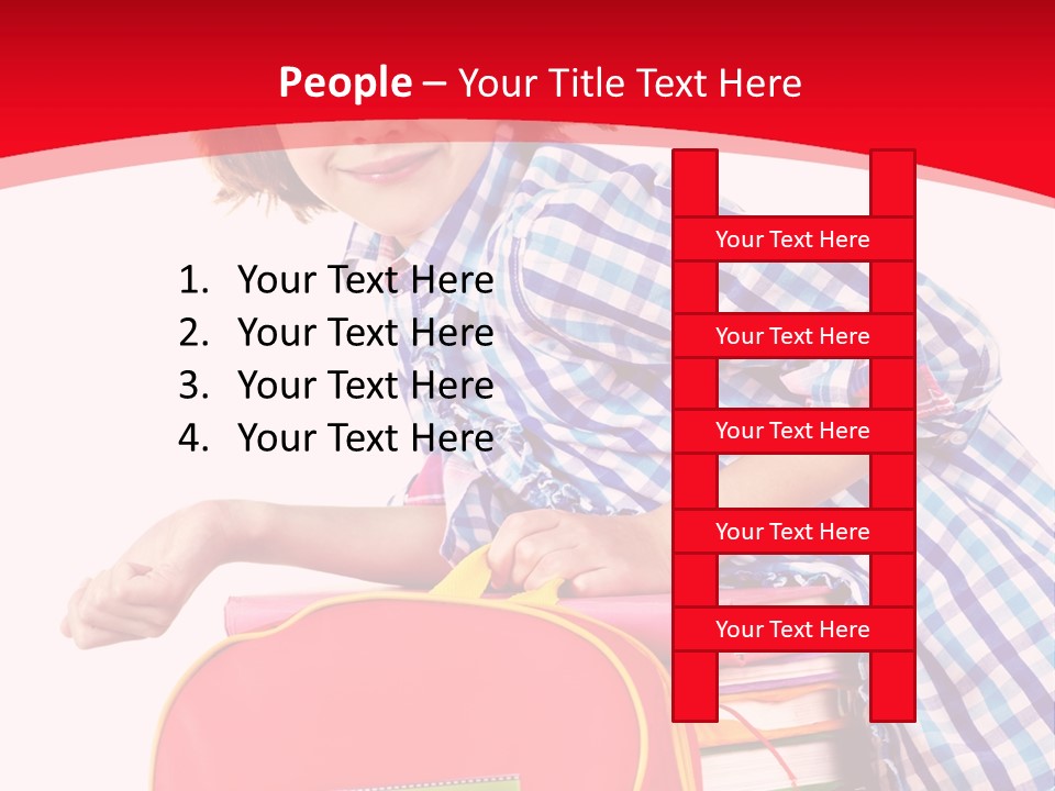 Stack People White Background PowerPoint Template