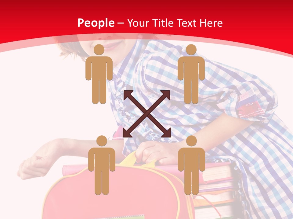 Stack People White Background PowerPoint Template