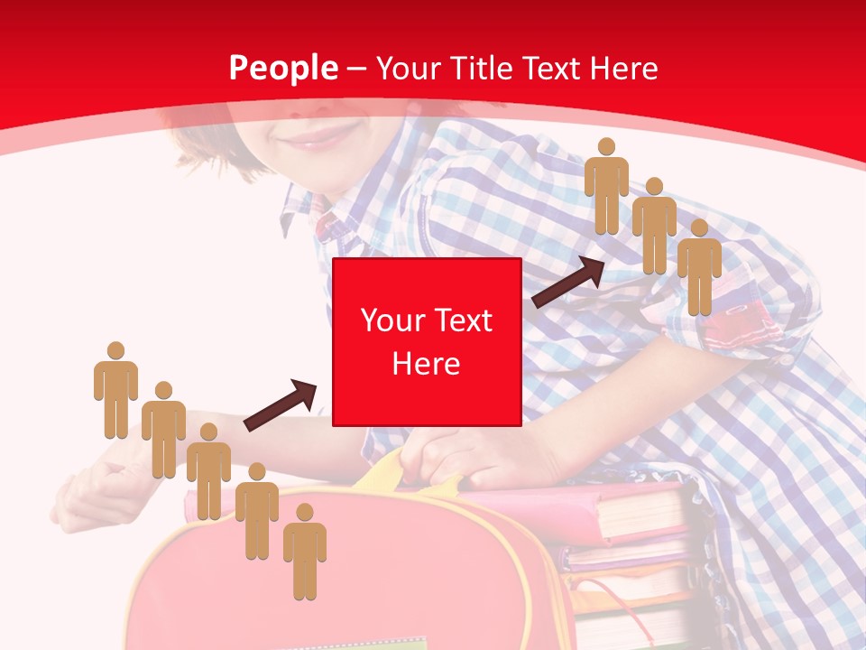 Stack People White Background PowerPoint Template