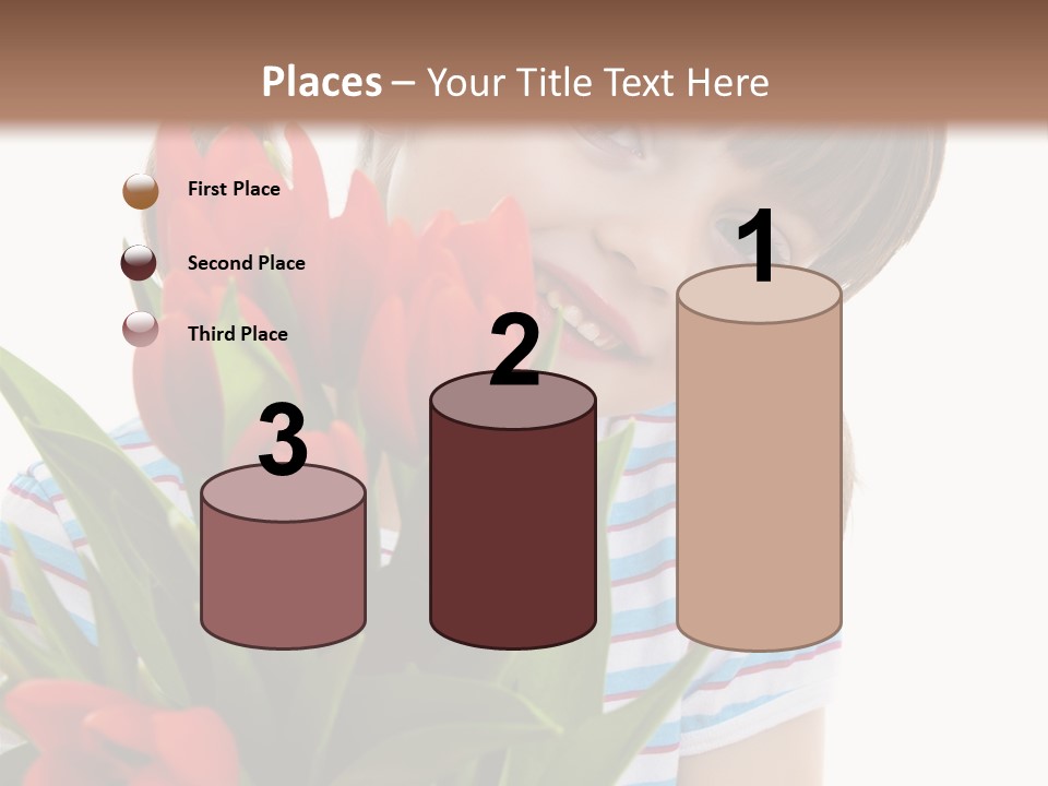 People Joy Flower PowerPoint Template