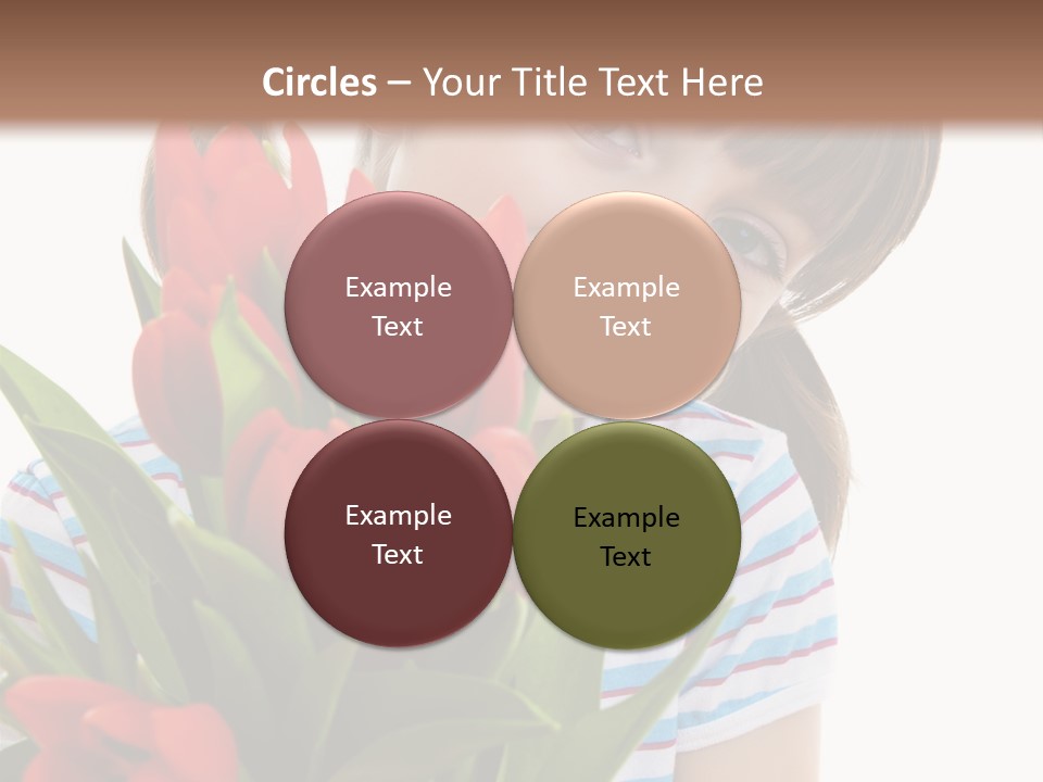 People Joy Flower PowerPoint Template