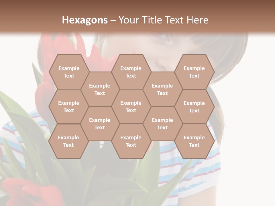 People Joy Flower PowerPoint Template