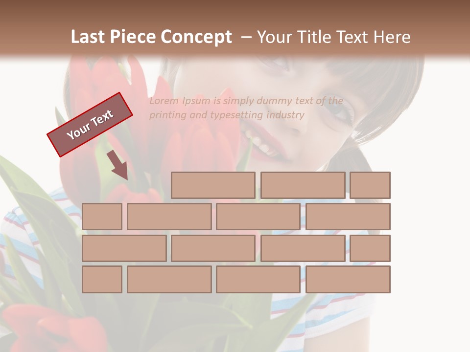 People Joy Flower PowerPoint Template