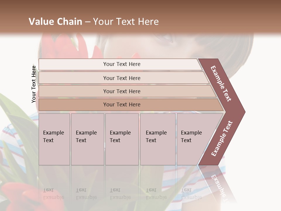 People Joy Flower PowerPoint Template