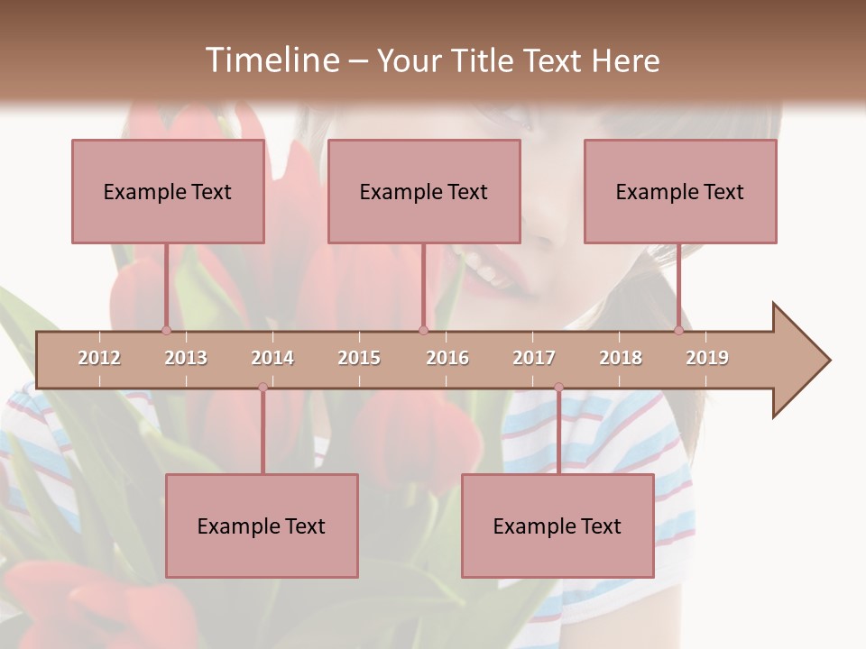 People Joy Flower PowerPoint Template