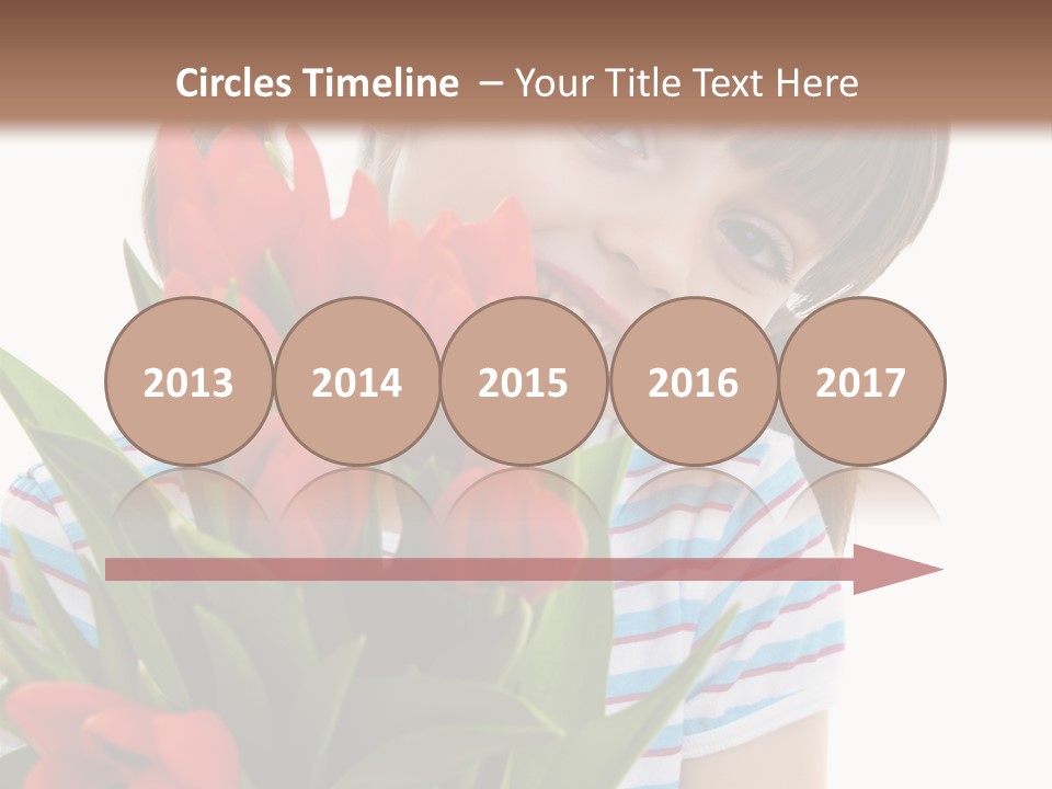 People Joy Flower PowerPoint Template