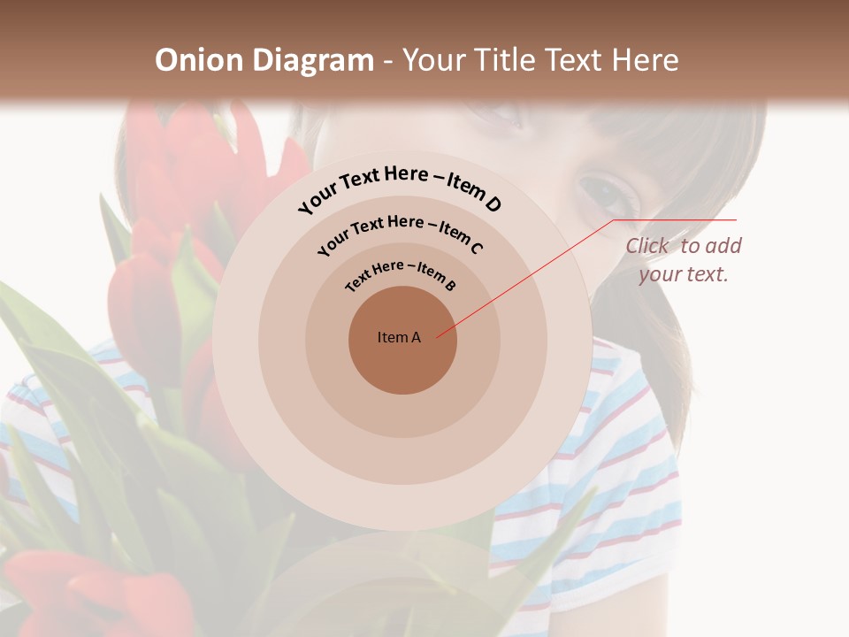 People Joy Flower PowerPoint Template