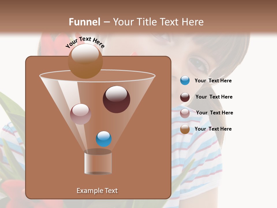 People Joy Flower PowerPoint Template