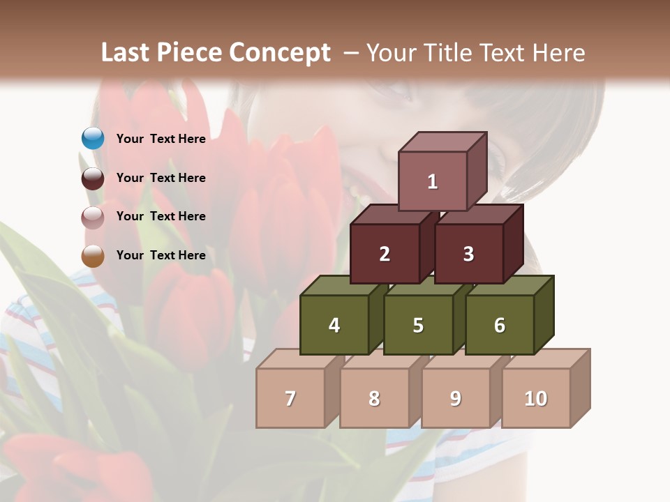 People Joy Flower PowerPoint Template