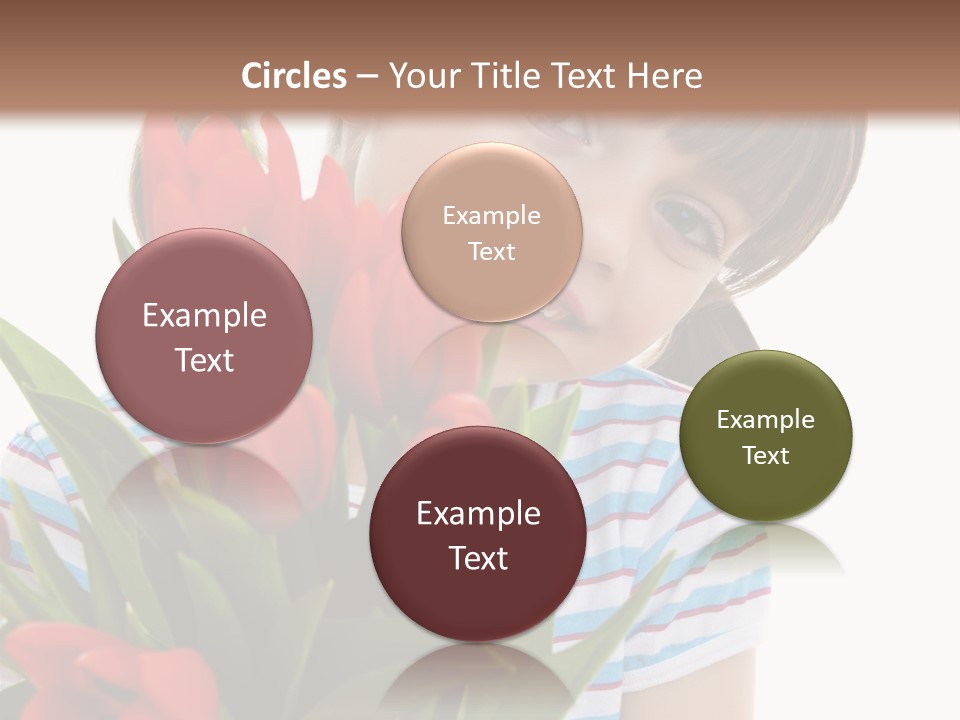 People Joy Flower PowerPoint Template