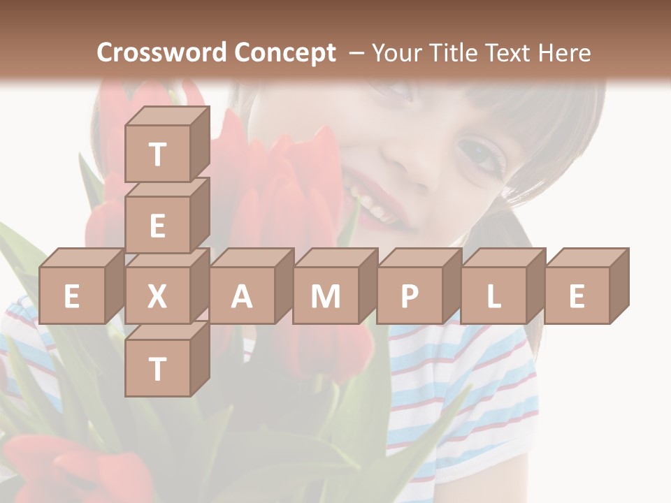 People Joy Flower PowerPoint Template