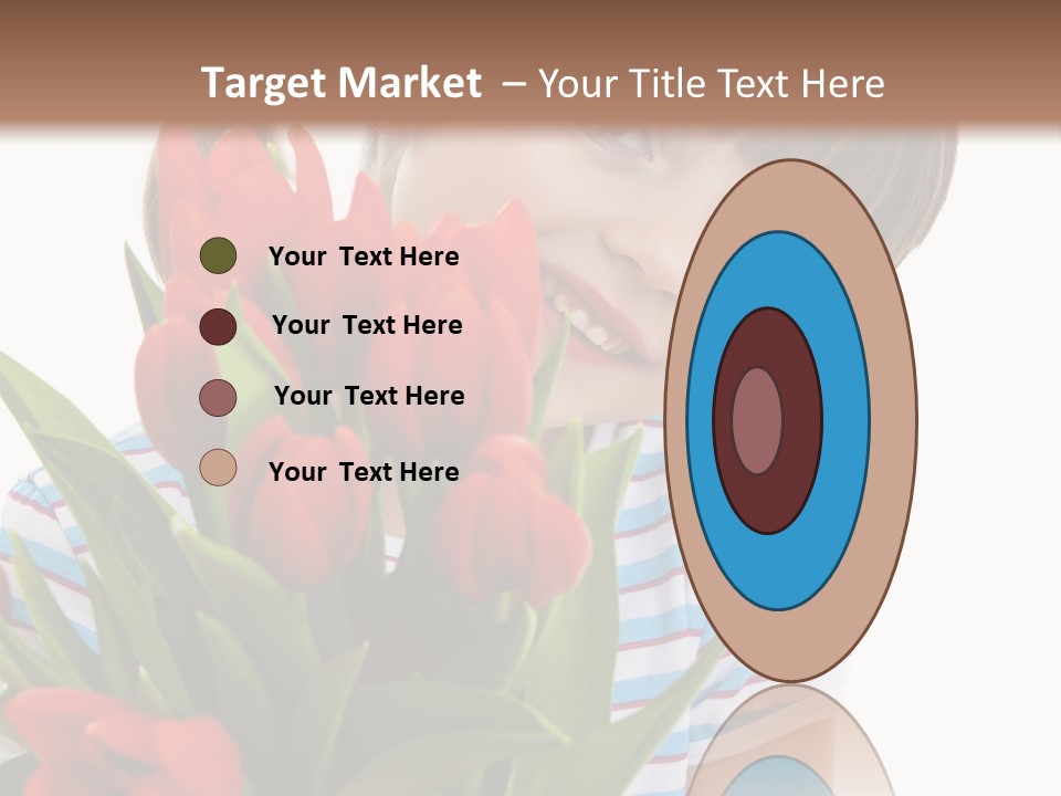 People Joy Flower PowerPoint Template