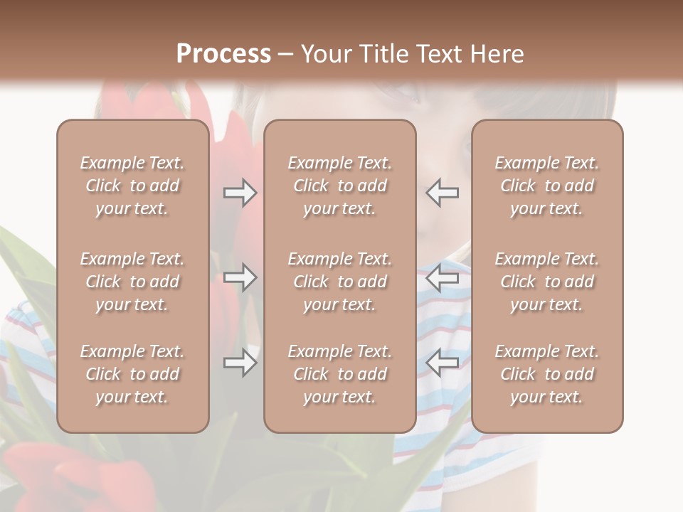 People Joy Flower PowerPoint Template
