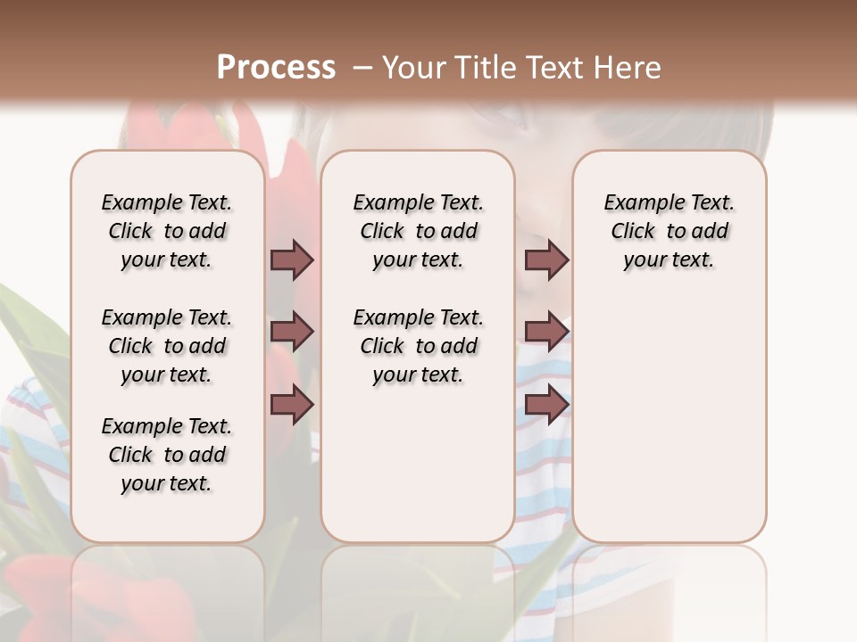 People Joy Flower PowerPoint Template